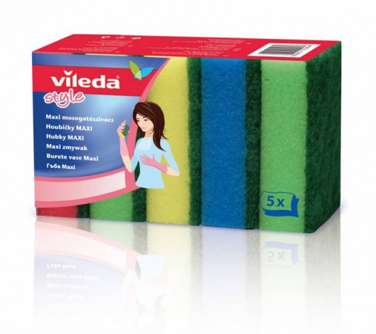Vileda Style houbička MAXI 5 ks 148043