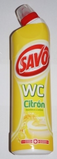 Savo WC tekutý čistič citrón 750 ml